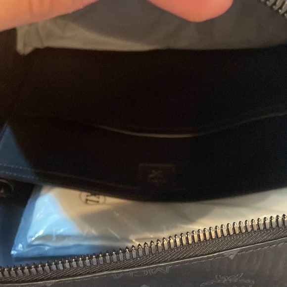 MCM Stark Medium Black Backpack NWT - Picture 14 of 16